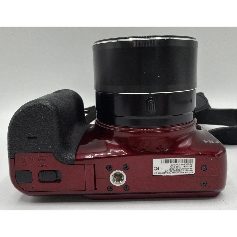Samsung WB1100F Digital Bridge Camera 16.2MP 35x Zoom Direct Link w/Charger&Case